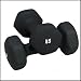 Pair Neoprene Coated Dumbbells - 15 lb each.