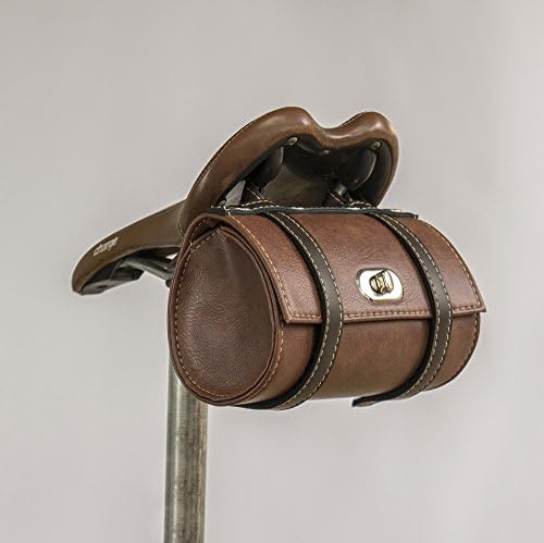 Vintage Bicycle Saddle Tool Bag Rear Leather Brooks Saddle Bike Cycling Retro