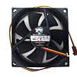 Cooler Master 80mm Dual Ball Bearing Case Fan Black - (SAF-B82-E1) Cooler Master 80mm Dual Ball Bearing Case Fan Black - (SAF-B82-E1)