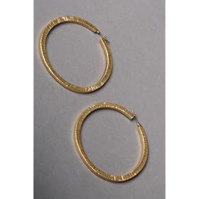 Nicole Miller Gold Hoop Earrings