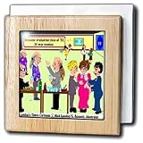 Ponytails Omnipotent At 30 Year Class Reunions On Men - 6 Inch Tile Napkin Holder