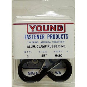 Aluminum Clamps with Rubber In