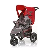 from Hauck Hauck Viper V-12 All Terrain 3-Wheeler Baby Pushchair in Red/Charcoal (Model 310359)