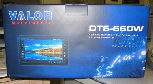 New Valor DTS 660W Double DIN DVD Player W  Bluetooth