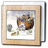 Noahs Ark - 6 Inch Tile Napkin Holder