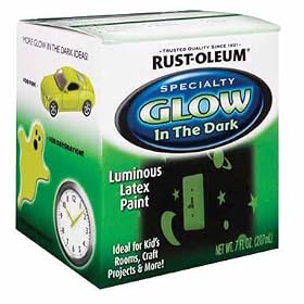 Rust-Oleum Glow-In-The-Dark Paint, 1 2 Pt by Rustoleum