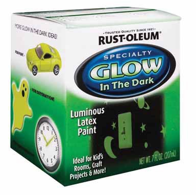 Tools: Rust Oleum Glow In The Dark Paint, 1/2 Pt