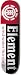 Element Section Black Shape # 3 Thriftwood Skateboard Deck , 7.5-Inch
