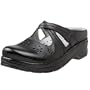 Klogs USA Women's Carolina Clog,Black Smooth,8 M US