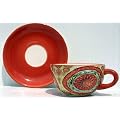 5216 ---- Serie SUN --- SONNE --- Teetasse mit Untertasse