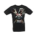 Amazon price tracker, Amazon price history charts, Collector's Mine Game T-Shirt - Brütal Legend-Skull & Axe  BRUTBSKU Herren T-Shirt, Gr. 52 (L), Schwarz