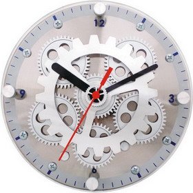 Moving Gear Desk/Wall Clock