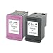 Remanufactured HP No 61XL 61 XL (563WN / CH563WN and 564WN / CH564WN) Black and Tri-Color Printer Ink Cartridge 2-Pack for HP DeskJet Printers (High Capacity / Yield Black and Color CH563 CH564 InkJet Cartridge)