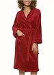 Vera Wang Logo Cocoon long wrap robe