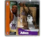 Ray Allen #34 Milwaukee Bucks Purple Jersey Chase Variant McFarlane NBA Series 2 Six Inch Action Figure