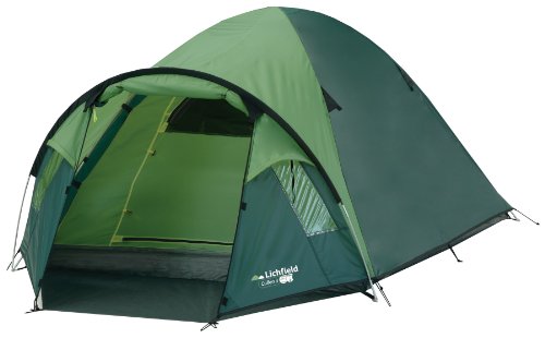Lichfield Cullen Three Person Tent - Dark Ivy/Forest Shade