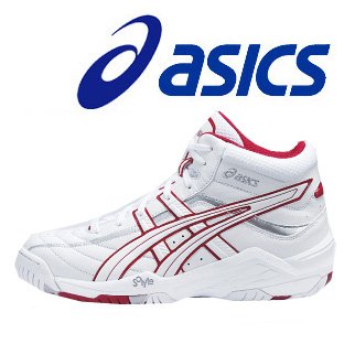 アシックス ASICS バスケットシューズ ゲルスカイショット LS TBF644（0123） ホワイト/レッド