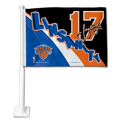 NBA New York Knicks Jeremy Lin #17 "LINSANITY" Car Flag