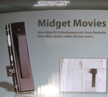 Ultra-Mini-SD-Videokamera "Midget
