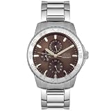 GUESS Men's Stainless Steel Brown Dial Watch #96026G