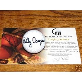Billy Casper PGA Golf Masters Champ Signed Autograph Golf Ball - Autographed Golf Balls