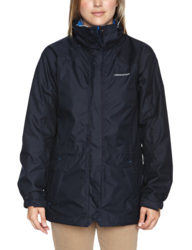 Craghoppers Damen wasserdichte jacke Madigan 3-in-1, midnight blue/blue, 36