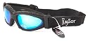 2010 Rayzor Professional UV400 Black 2 In 1 Ski / SnowBoard Sunglasses / Goggles, With a Blue Iridium Mirrored Anti-Glare Clarity Lens and a Detachable Elasticated Headband.