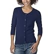 Mossimo Supply Co. Juniors Varsity Cardigan - Oxford Blue