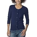 Mossimo Supply Co. Juniors Varsity Cardigan - Oxford Blue