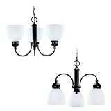 IMAGE OF Sea Gull Lighting 31035-777 Three-Light Metropolis Chandelier, Copper Revival Finish