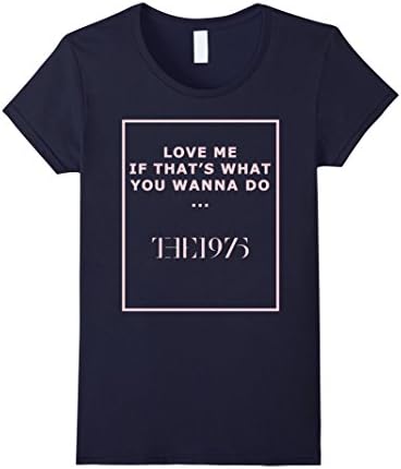 Women's UGH TThe 1975 Love Me If That's What You Wanna Do T-Shirt Large Navy
