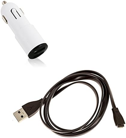 Fitbit Charge 3.3ft Replacement USB Charger with Reset Options and Car Adapter (1 Year Warranty Guaranteed)