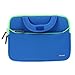 Evecase10.1 Inch Touch Chromebook Sleeve Case, Neoprene Slim Briefcase w/Handle & Accessory Pocket/Ultra Portable Carrying Case Portfolio Pouch Cover – Blue