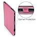 MoKo Samsung Galaxy Tab 4 10.1 / Tab 4 Nook 10.1 2014 Case - Slim Folding Stand Cover Case, PINK (With Smart Cover Auto Wake / Sleep)