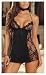 Dreamgirl Women's Secret Lover Halter Babydoll
