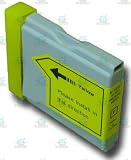 1 Chipped LC1000Y Yellow Compatible Ink Cartridge for the Brother DCP-750CN Printer from 'The Ink Squid' - The Latest Chip, Fully Compatible With Brother DCP and MFC Printers and the Maximum ML Capacity of any Compatible Ink Cartridge.