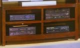 TV Stand With Cherry Finish And Veneer