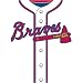 Turner MLB Atlanta Braves Stretch Book Covers (8190003)