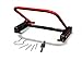 Risk Racing Holeshot Motocross Gate 36” x 29” x 5” (91.44cm x 73.66cm x 12.7cm), Red and Black