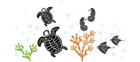 Sea Animal Wall Decals