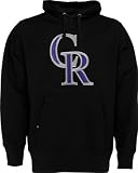 Colorado Rockies Black Signature Hooded Sweatshirt