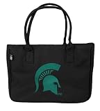 MSU Michigan State Logo Embroidered Handbag