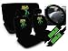All Products : 11pc the Incredible Hulk Marvel Comics Superhero Low Back Seat Covers with Head Rest Covers, Bench Cover and Steering Wheel Cover with Shoulder Pads Licensed and Rare Product