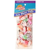 Energy Club Assorted Salt Water Taffy, 6.75-Ounce Bags (Pack of 6)