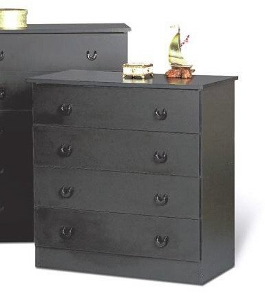 SportingGoods: Prepac BBD 3031 4 Four Drawer Chest, Black