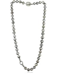 Jordan Alexander 28" Tahitian Pearl with Diamond Chain Link Necklace