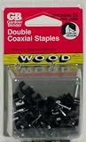 Gardner Bender #PDS-1525B 25PKBLK Nail Double Staple