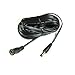 25 ft 2.1mm x 5.5mm DC Plug Extension Cable for Power Adapter, 20AWG