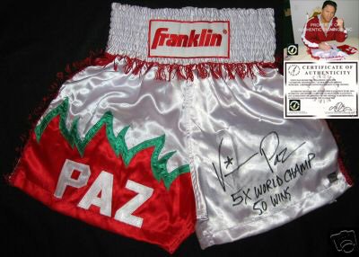 Vinny Paz Signed Boxing Trunks
