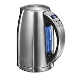 New cuisinart stainless steel multi-temp jug kettle 1.7 litres - Achieving the correct water brewing temperature is essential for optimum flavour extraction of tea and coffee.